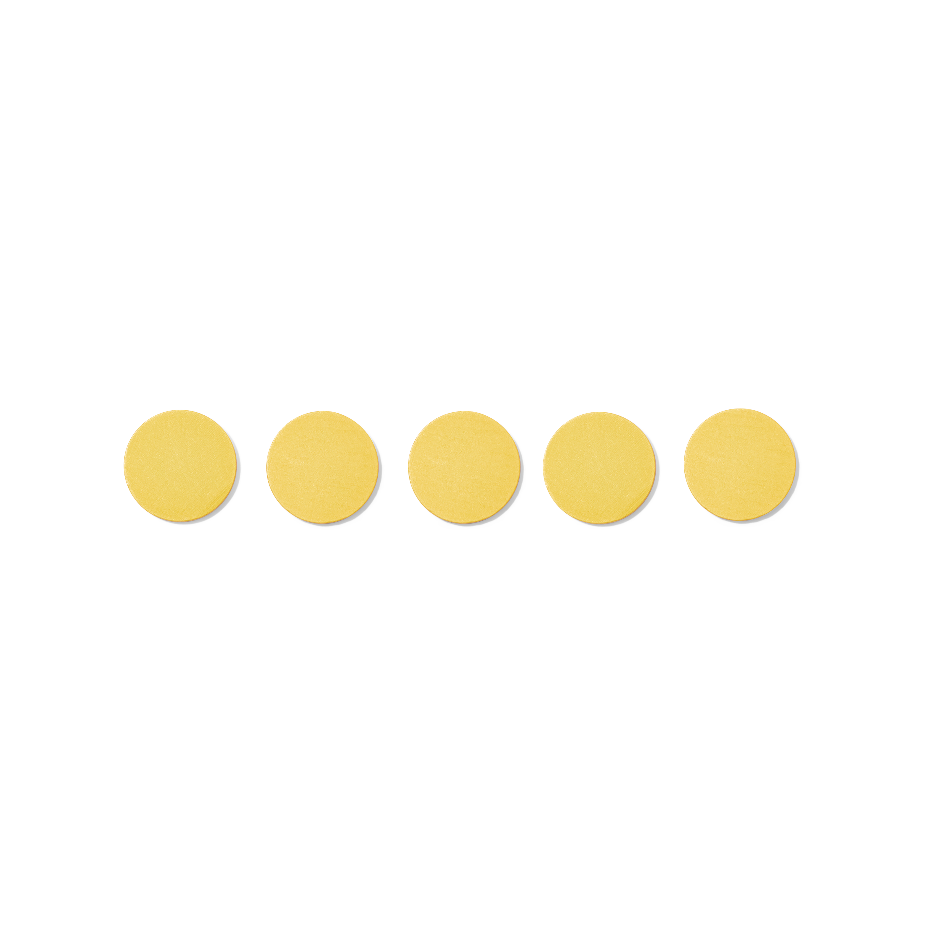 Yellow Dots (set of 5)